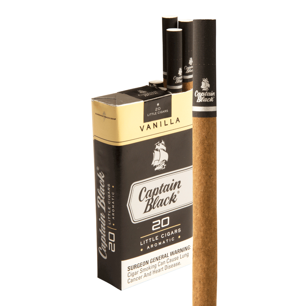 Captain Black Little Cigars Vanilla Wholesale Cigars Santa Clara Cigars